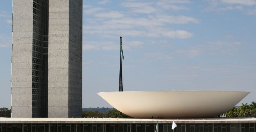 Palácio Do Congresso Nacional Na Esplanada Dos Ministérios Em Brasília - A7SAFE